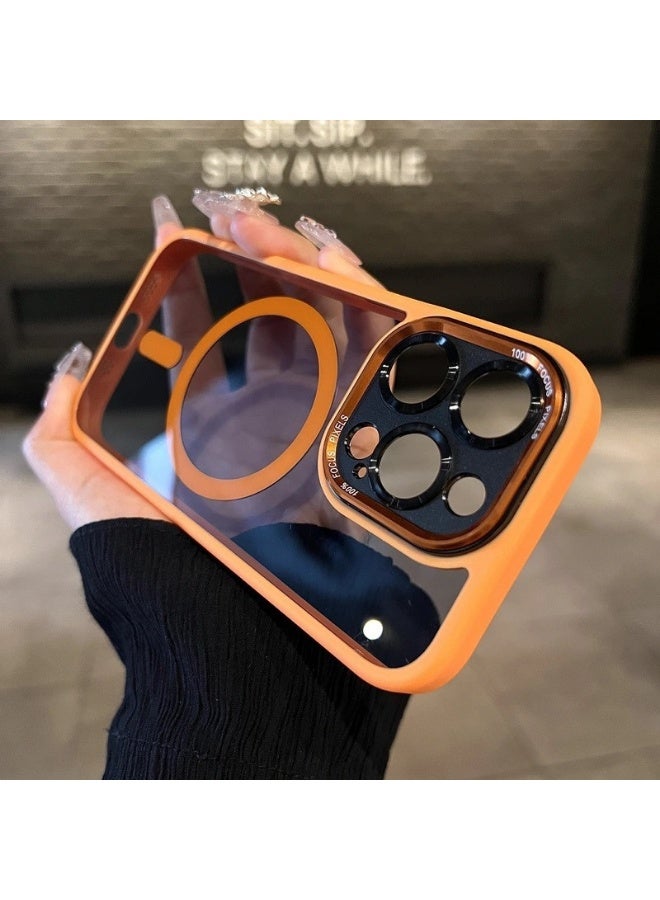 iPhone 17 Pro Max Clear Case with Metal Bezel, MagSafe Strong Magnetic, Shockproof Slim Stylish Design,Fashionable - Image 1